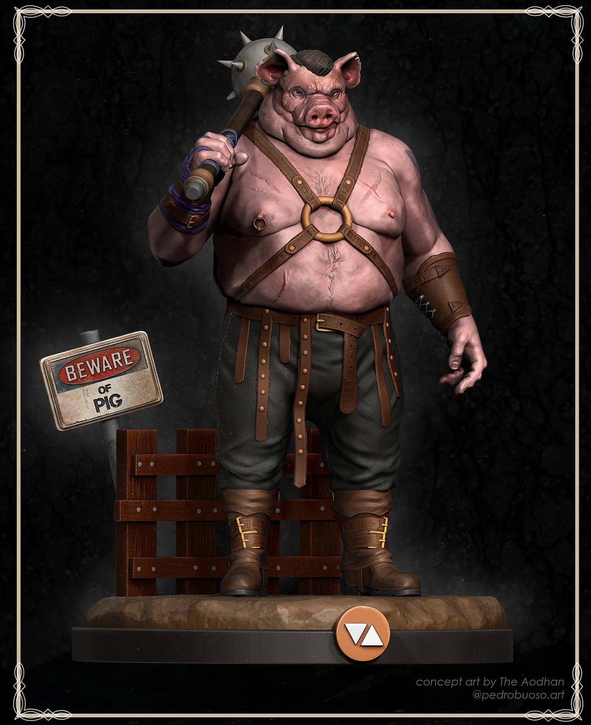 WarriorPig_Fullbody