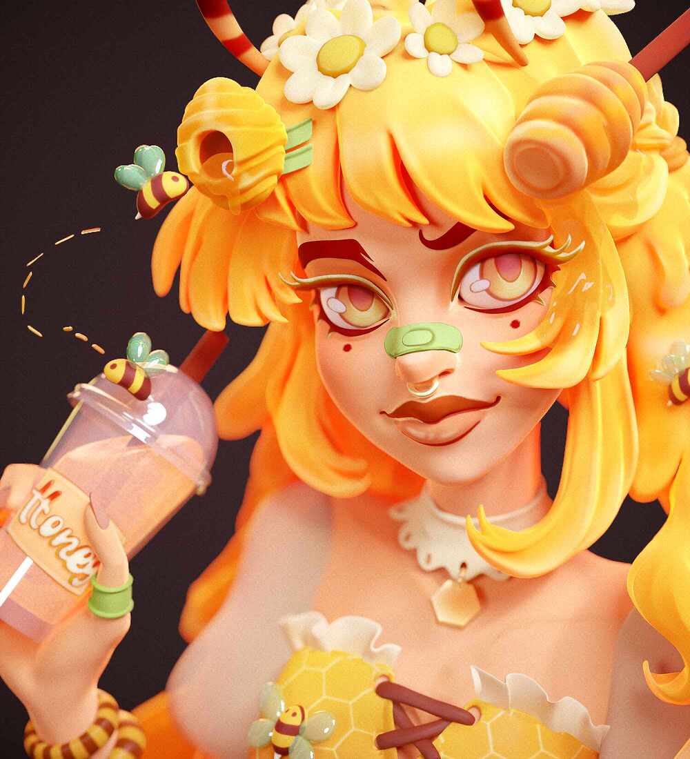 BeeII_Close up