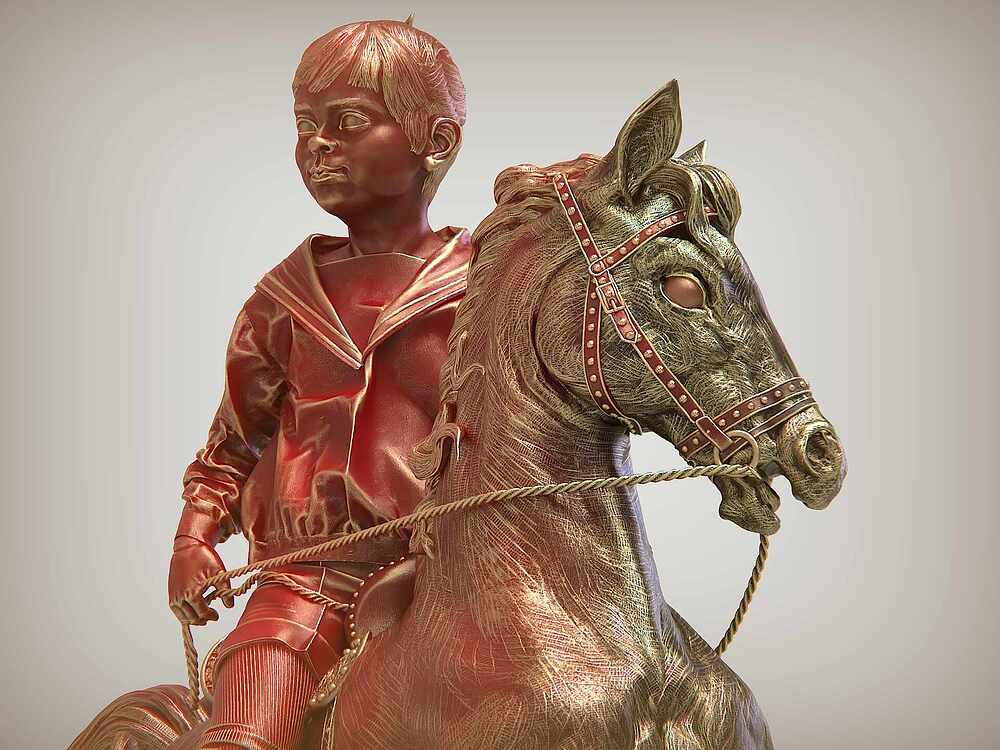 Rider-Boy by Darya Girina sculpting.236