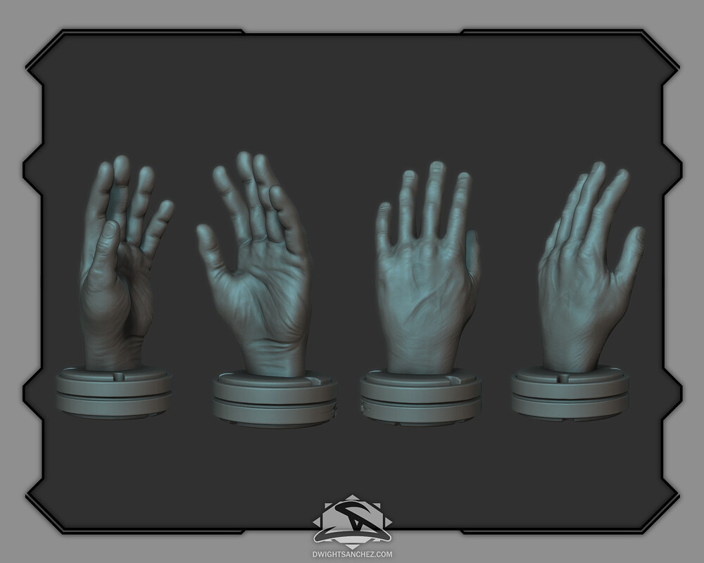 male hand