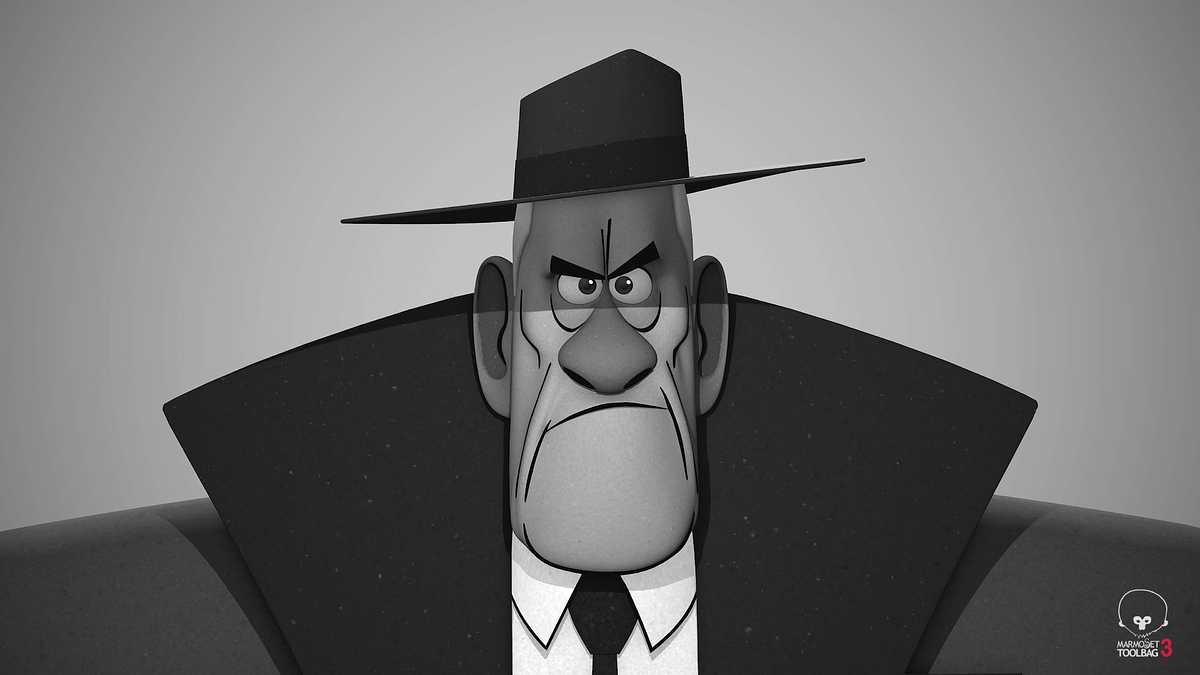 Detective Marmoset render