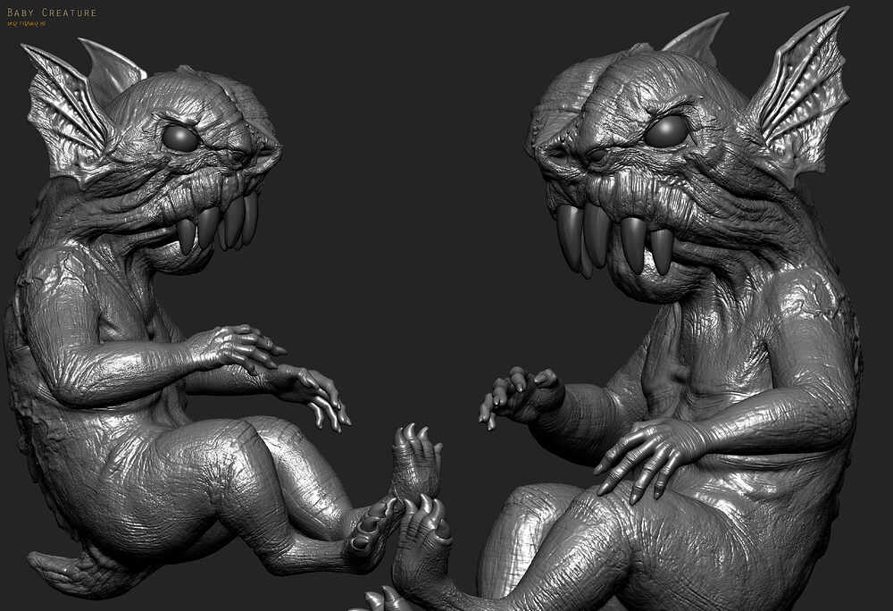 New Born Baby_Creature_SurajitSen_Dec2024_WIP1