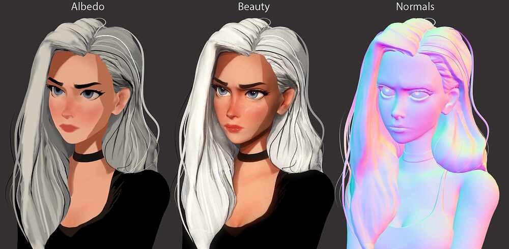 albedo beauty normal