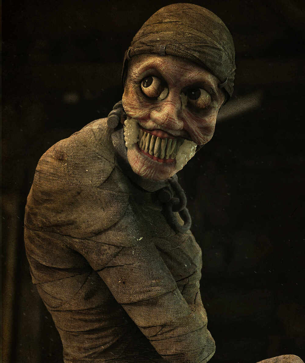 Spazm_Doll_Digital_Sculpture_SurajitSen_31st_oct2022_HalloweenB