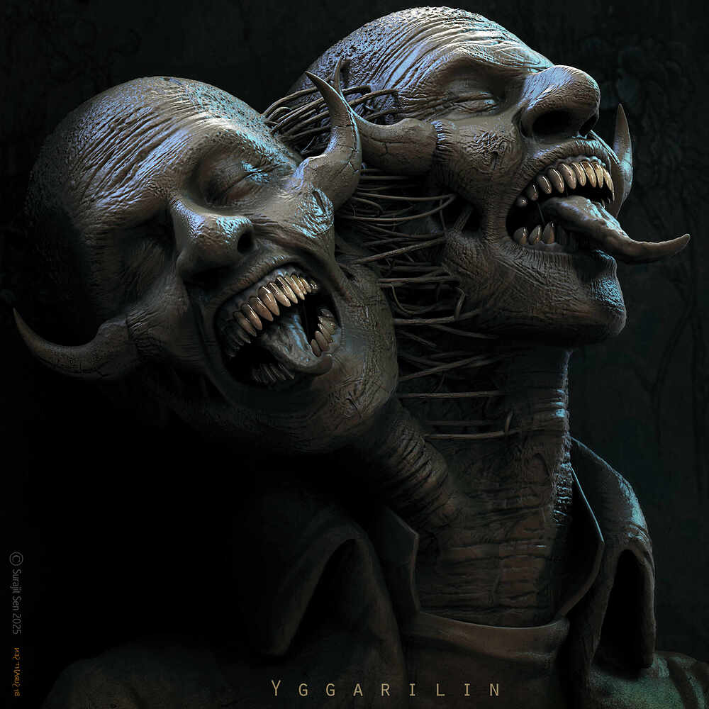 Yggarilin_Creature_Digital_Sculpture_SurajitSen_March2025