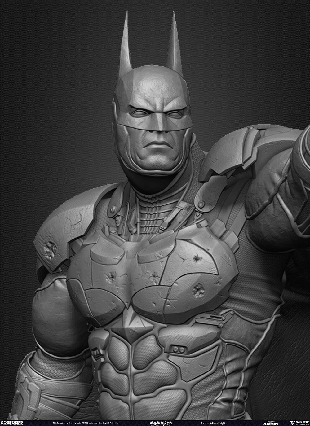 Batman Arkham Knight Worner Bros Vol 05 Sculpted by Yacine BRINIS 016