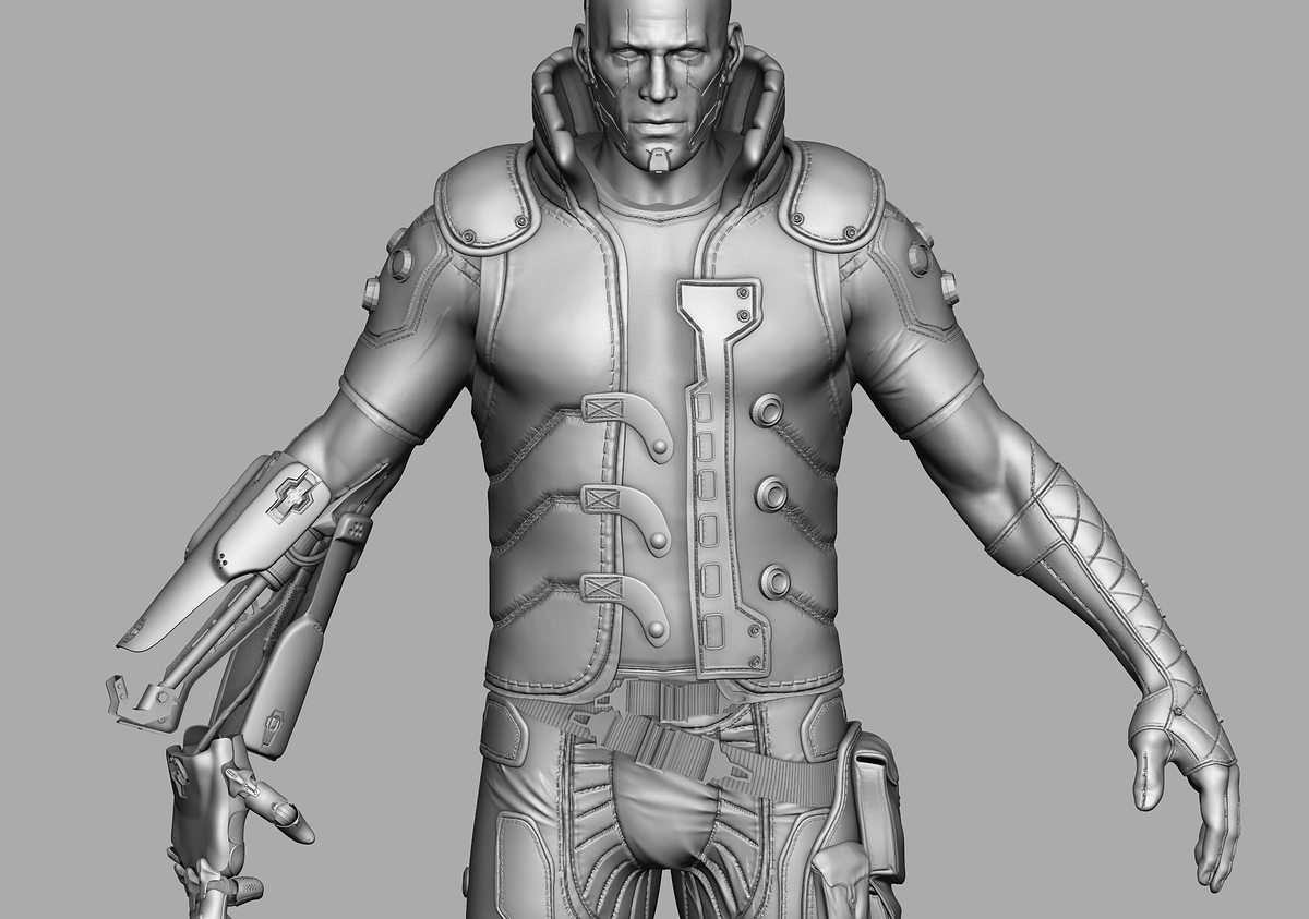 Cyberpunk Character 4