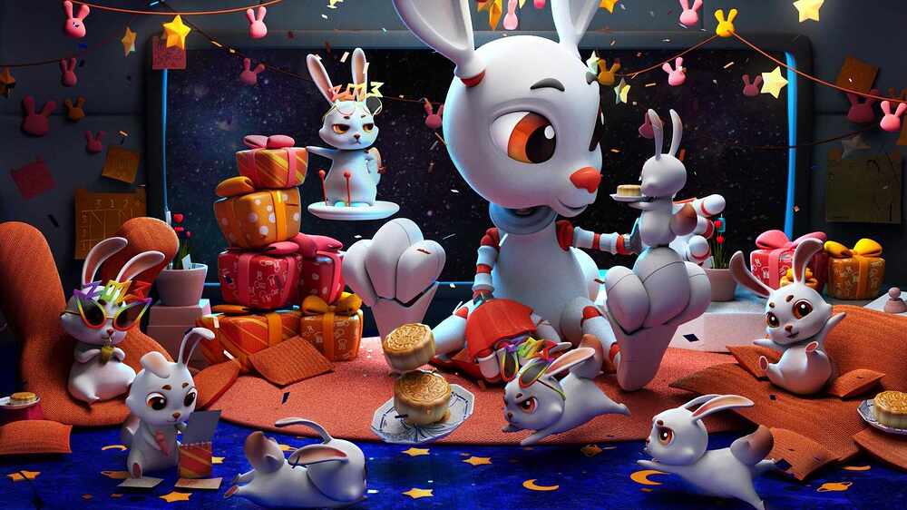 the Ninth rabbits and suspicious mooncake