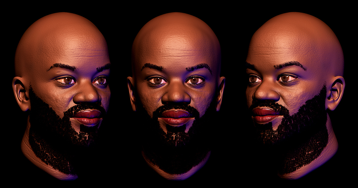 BLACK MAN SCULPT