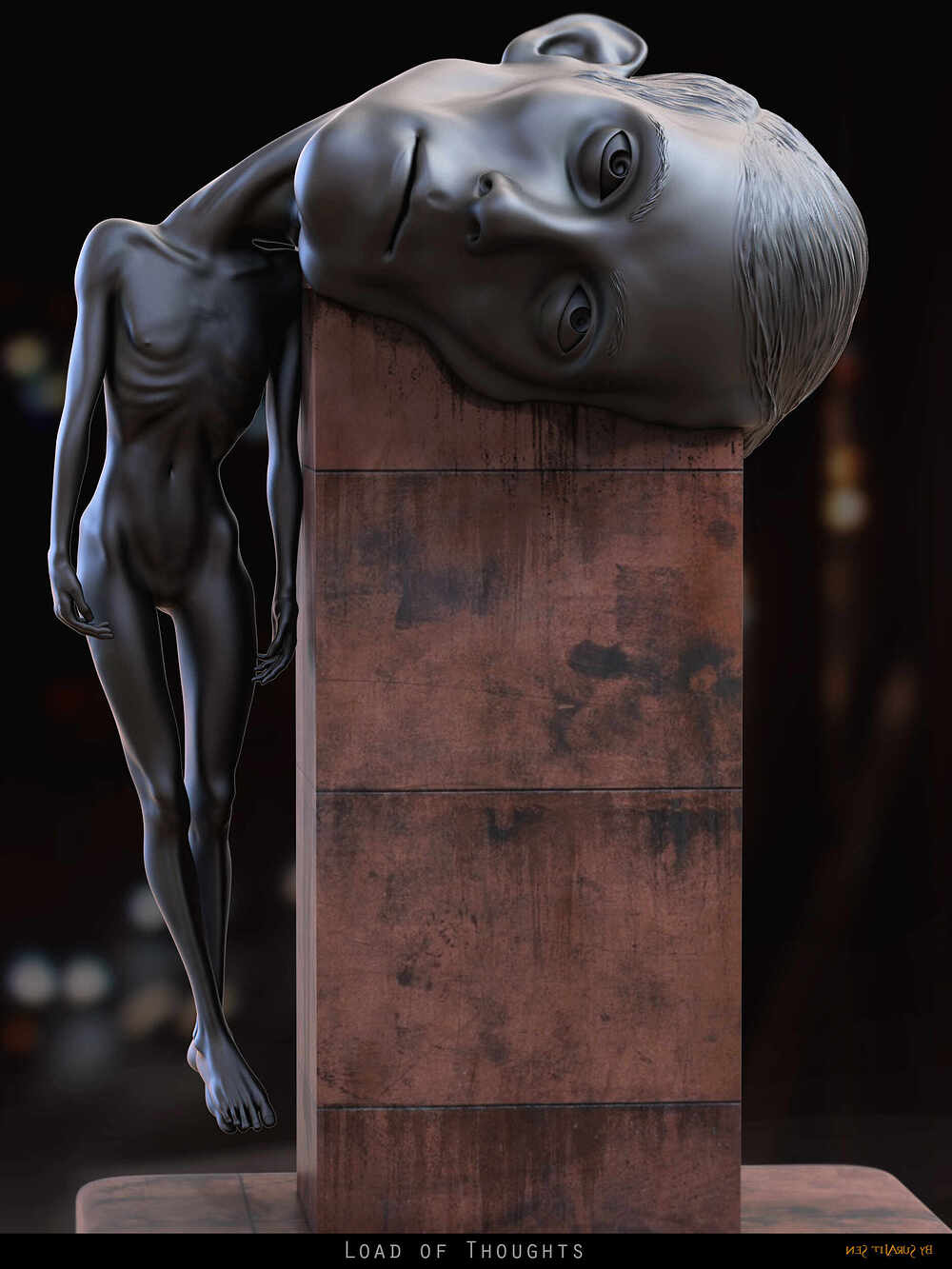 Load of Thoughts_Digital_Sculpture_SurajitSen_March2024