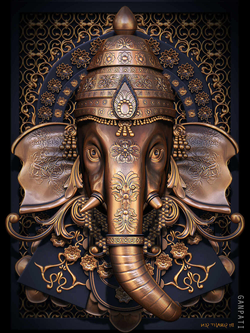 Ganpati_Digital_SCulpture_SurajitSen_Sept2024_L