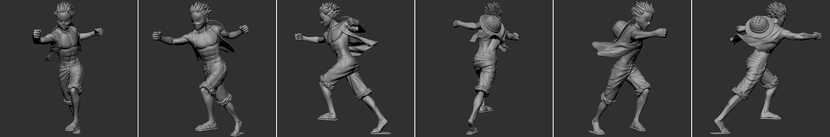 ZbrushRenderLuffyAll