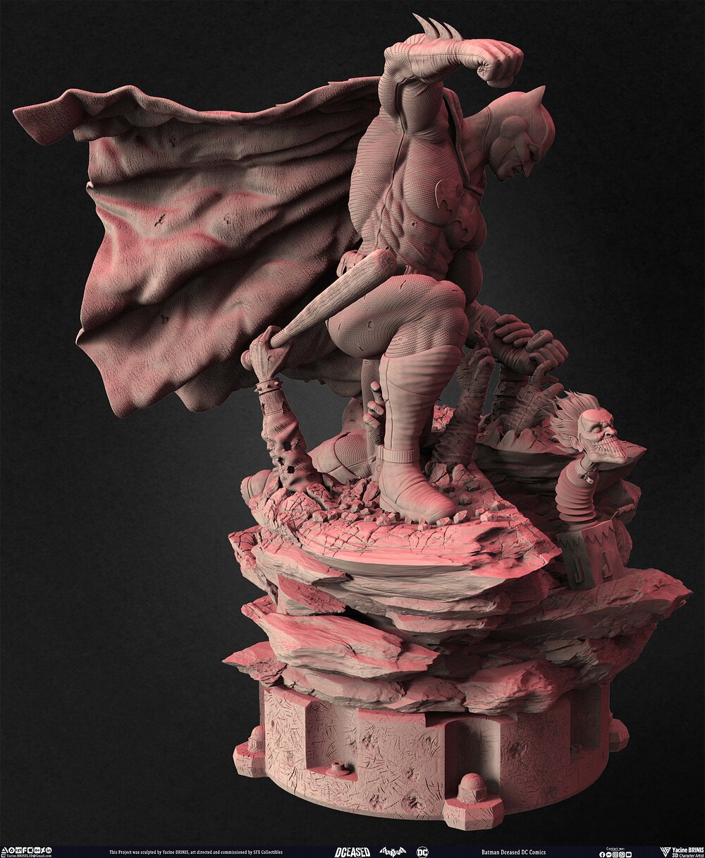 Batman Dceased DC Comics sculpted by Yacine BRINIS 016