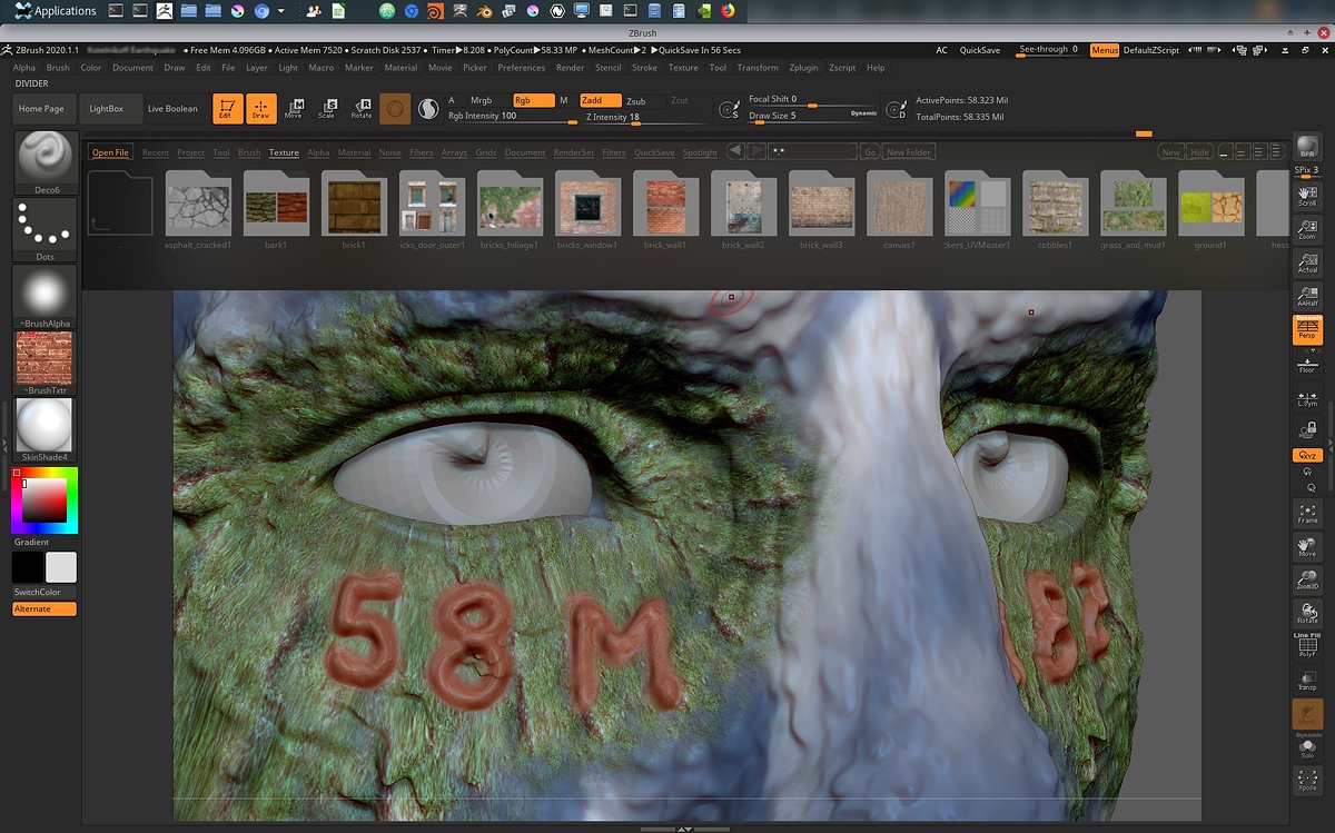 Zbrush_under_Wine