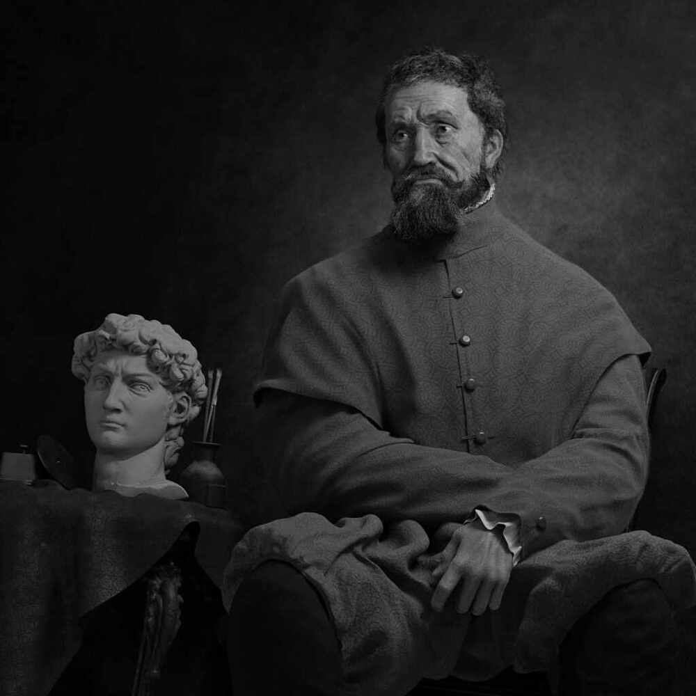 Michelangelo by vahid ahmadi ver1 Black