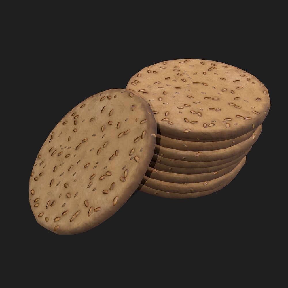 oat-cake-3d-model-low-poly-obj-fbx (2)