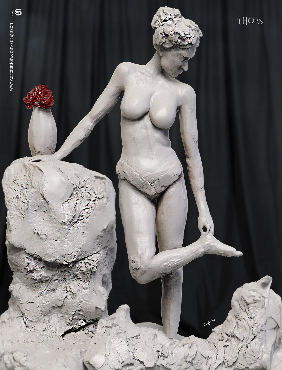 Thorn_1_Digital_Sculpture_SurajitSen_Aug2019