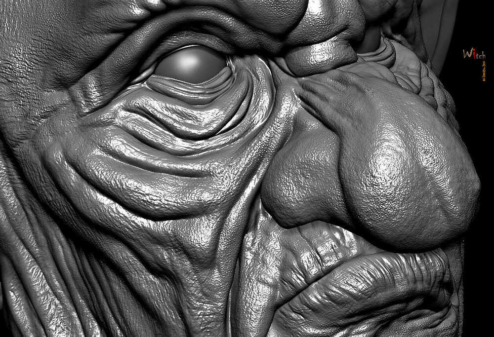 A7_Witch_Digital_Sculpture_SurajitSen_Nov2024_WIP6