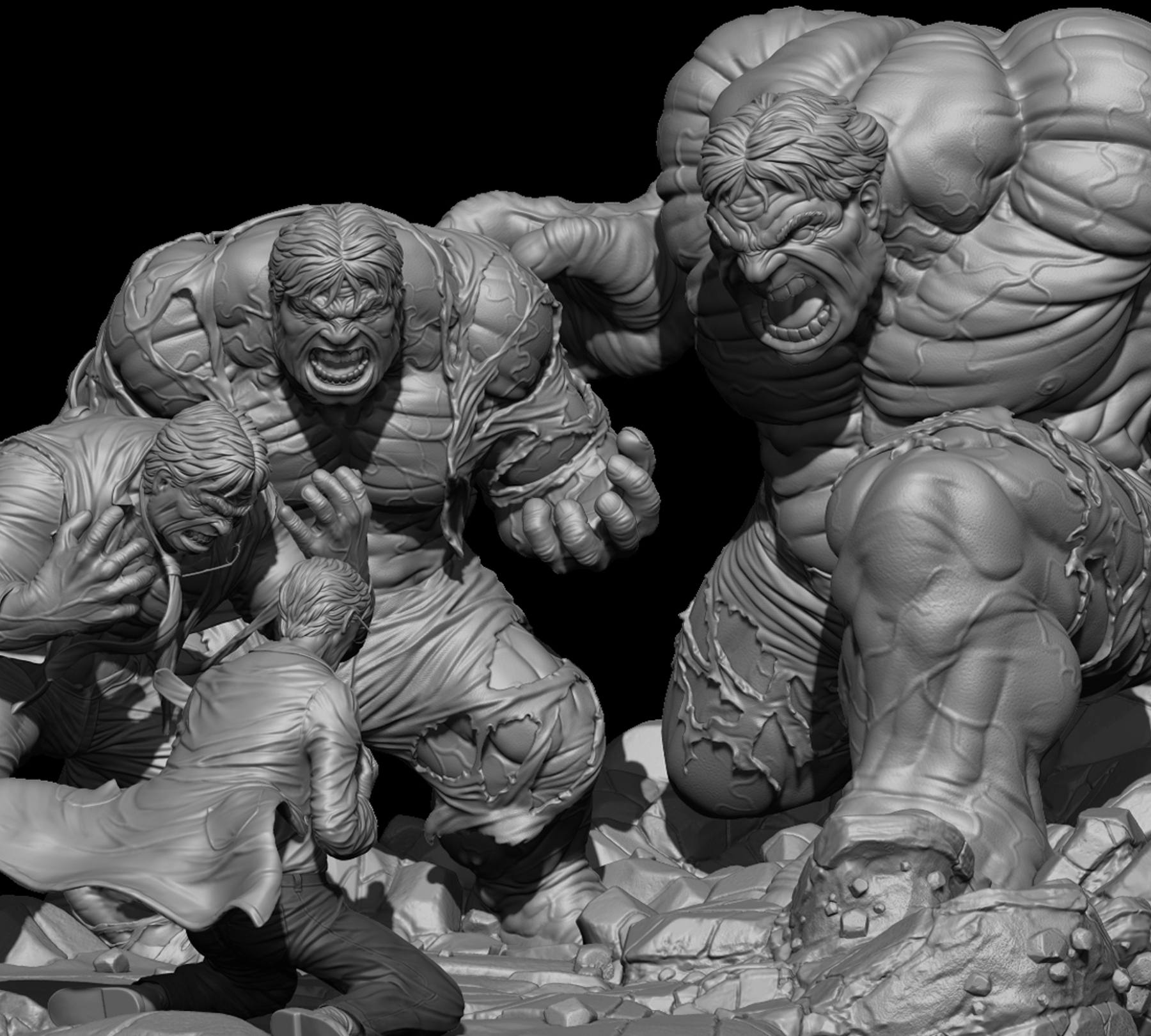 Халк Zbrush