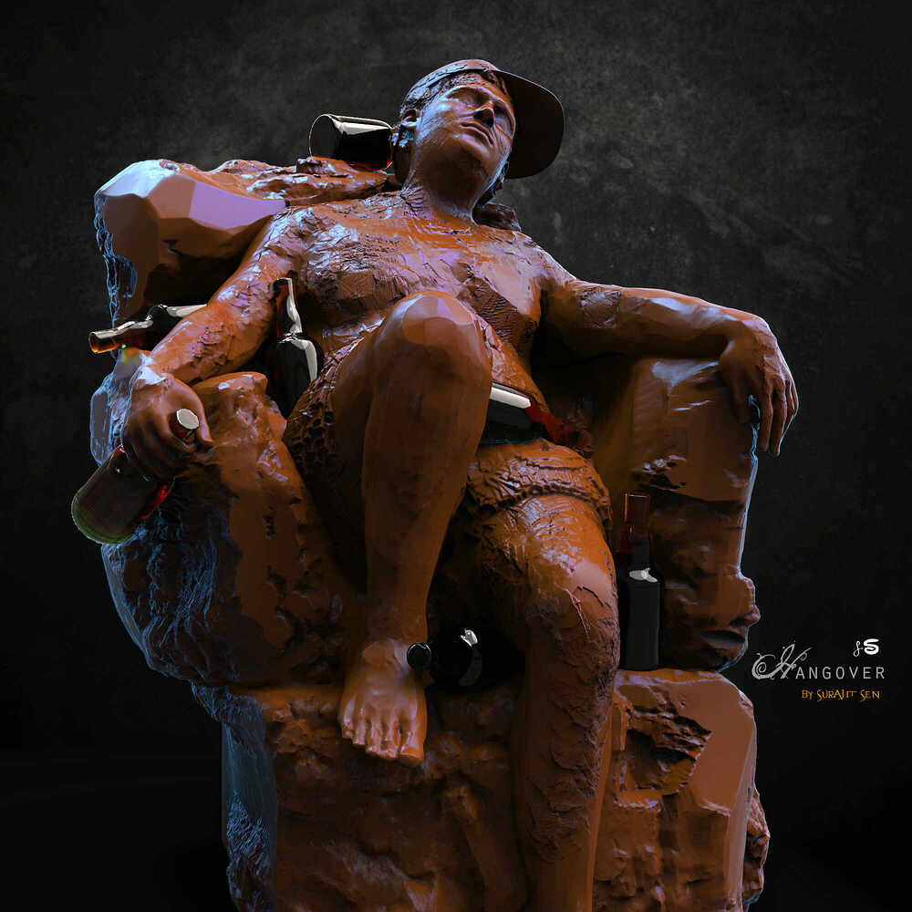 Hangover_Digital_Sculpture_SurajitSen_jul2022