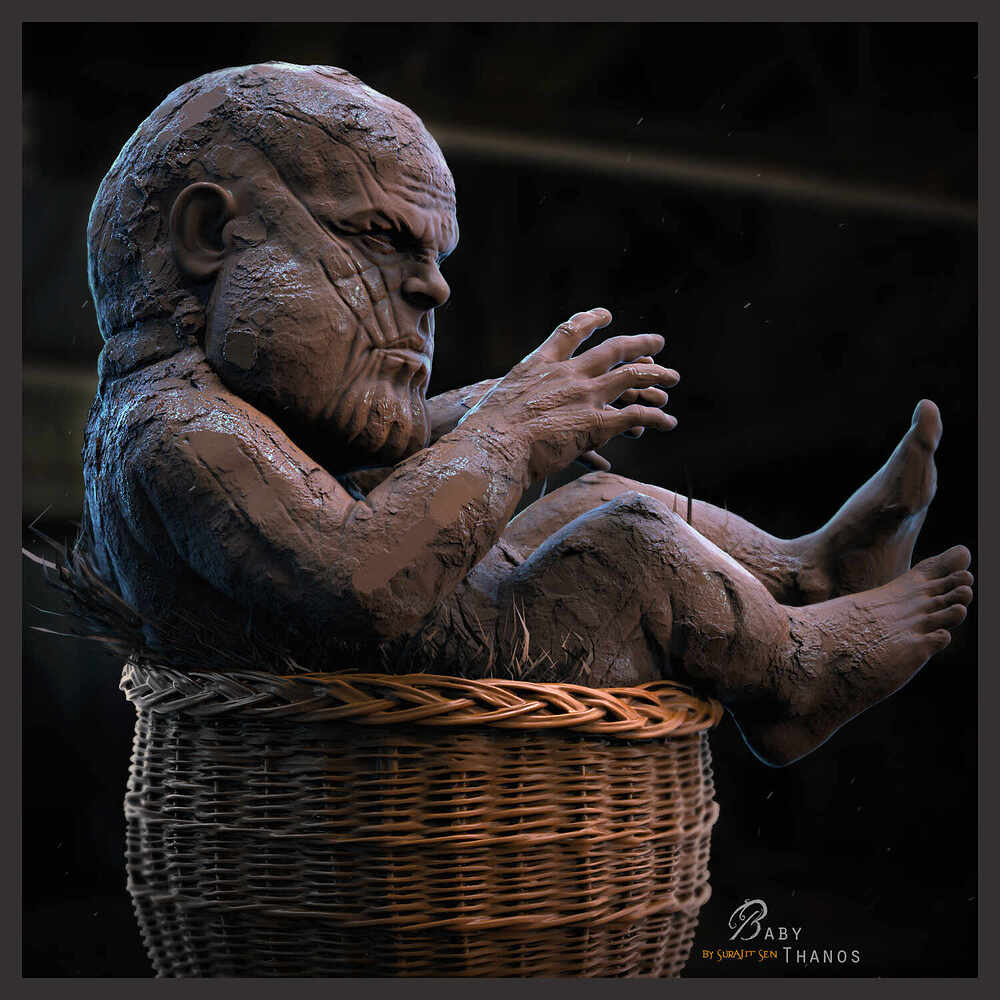 Baby_Thanos_Digital_SCulpture_SurajitSen_Oct2022 copy