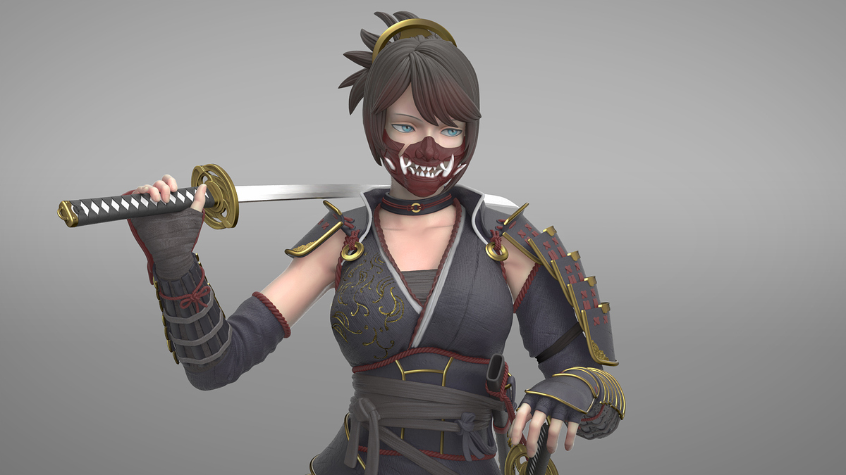SamuraiGirl_closeup