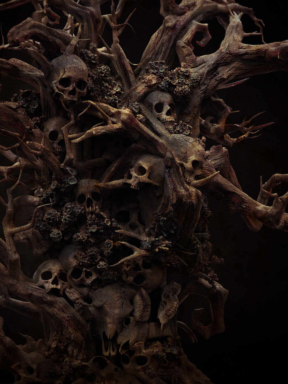 Hell of Tree_Digital_Sculpture_SurajitSen_Nov2022B