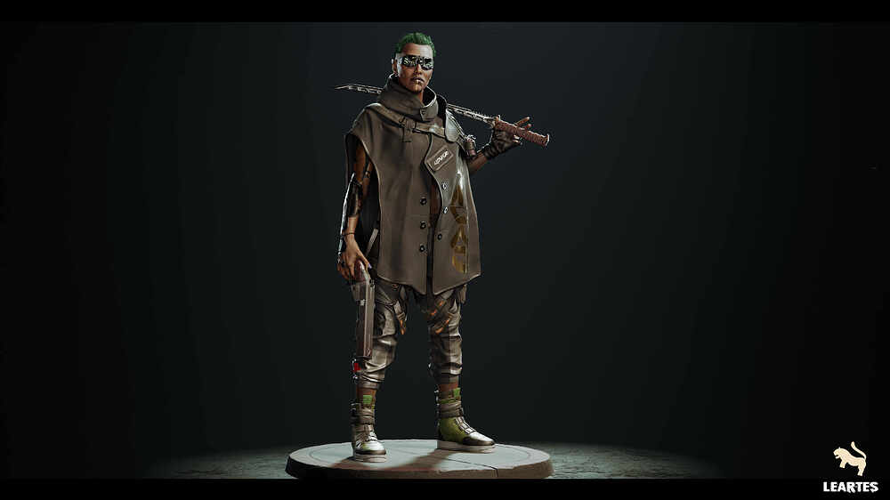 CyberPunkHeroPosedV2_2