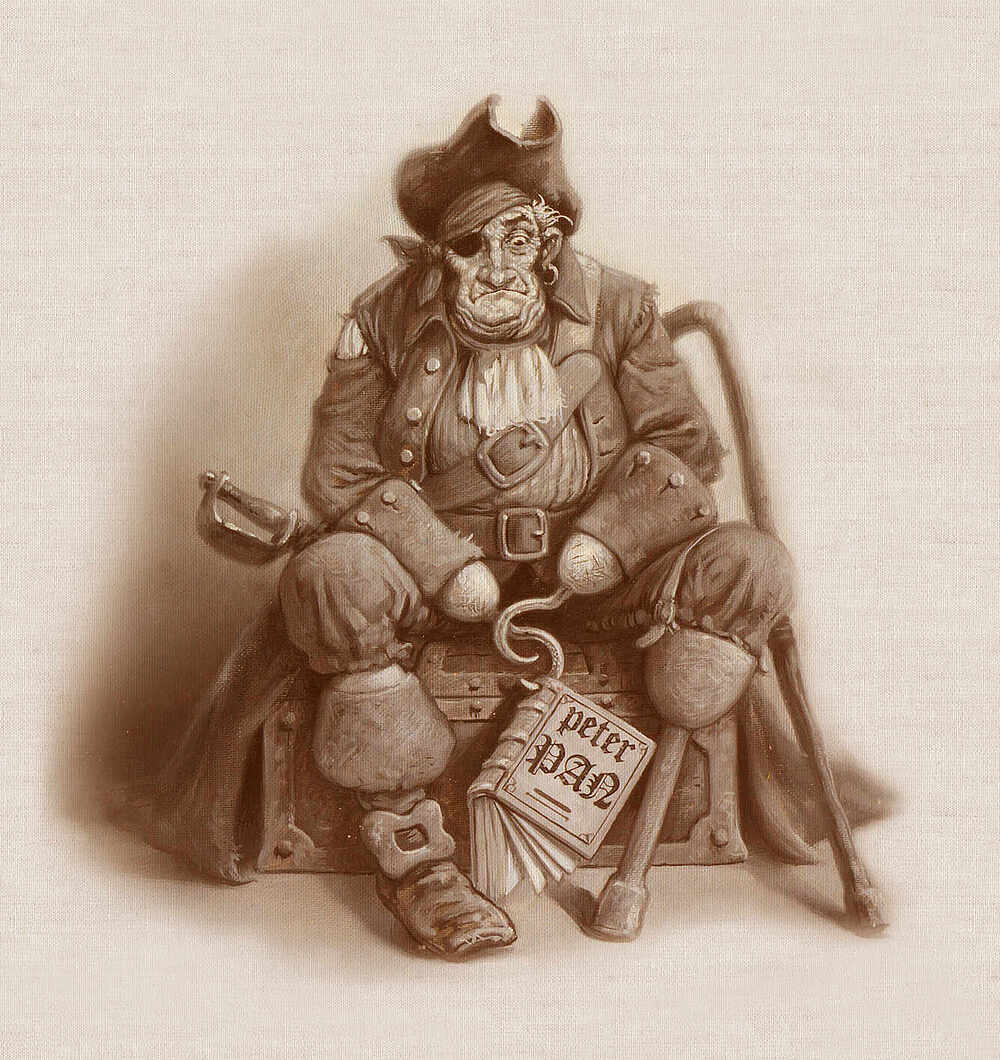 peter-pI must have painted this around 1985... pretty far back, but I already loved Peter Pan, apparently!ainting