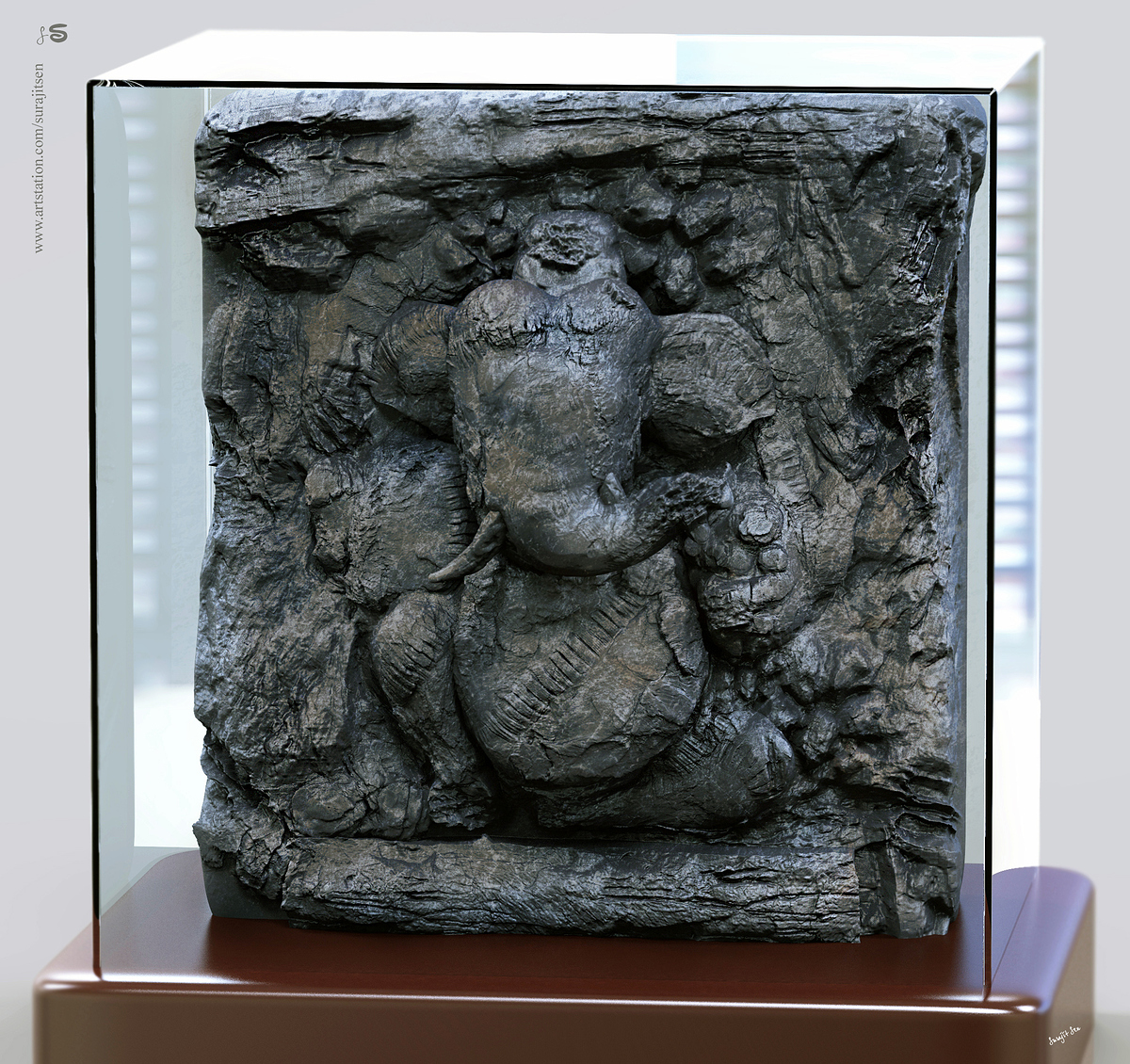 Ganesha_Quick_Digital_Sculpture_SurajitSen_Jan2020s
