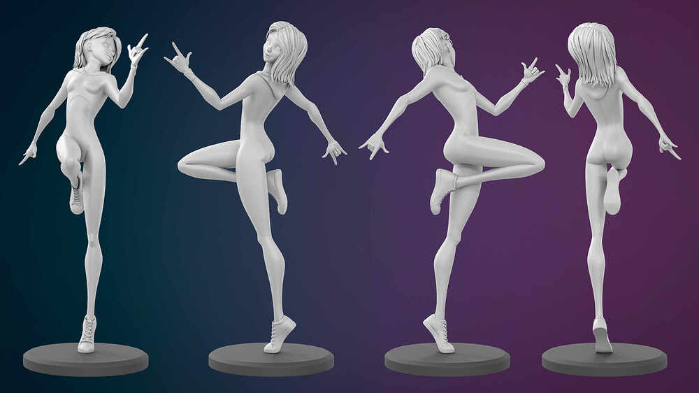 Mohamad_Mahdi_Abbasi_Gwen_Stacy_Stand_Gray