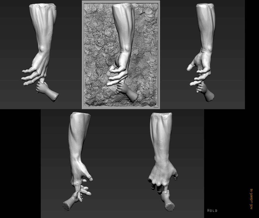HOLD - Father's Day_Digital_Sculpture_SurajitSen_June2023_WIP