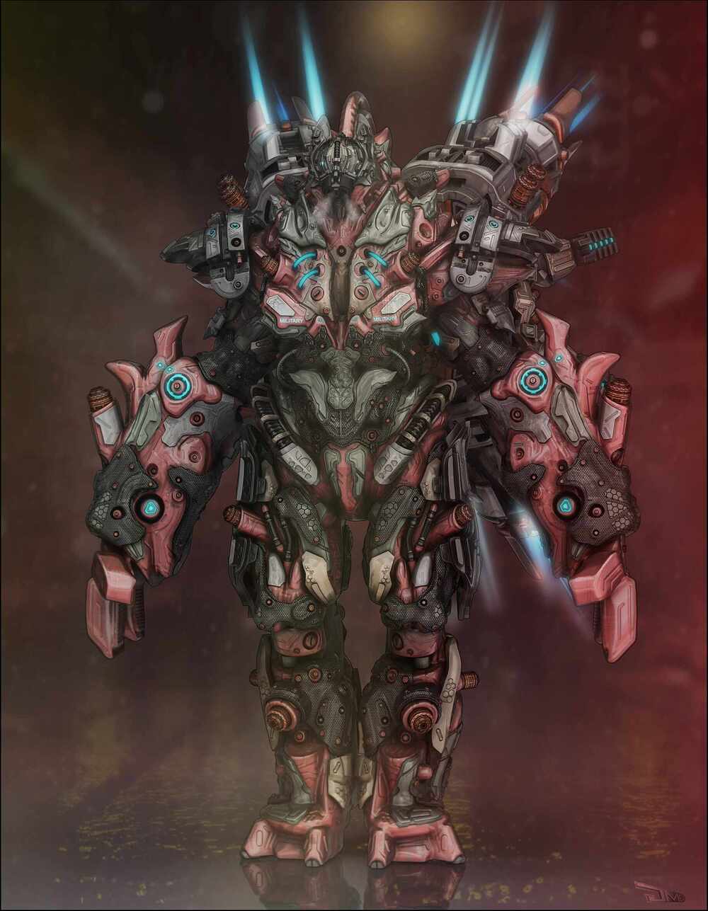 mech being rend. 1 finish