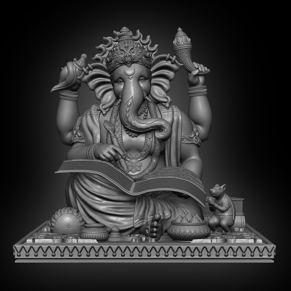 Ganesha-Writing