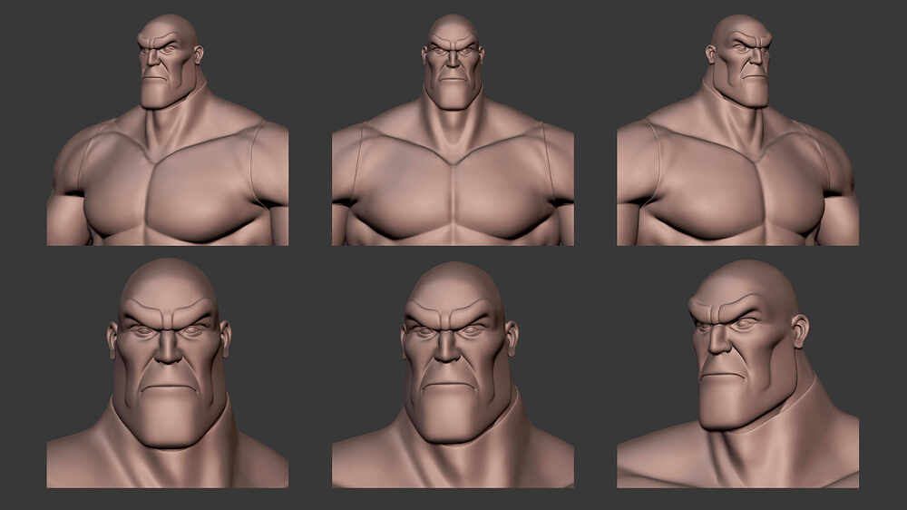 MaulerTwins_ZBrushBust_AlexandreArpentinier