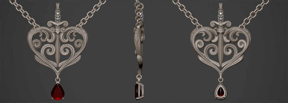 Heart&Dager-Pendant_BPR