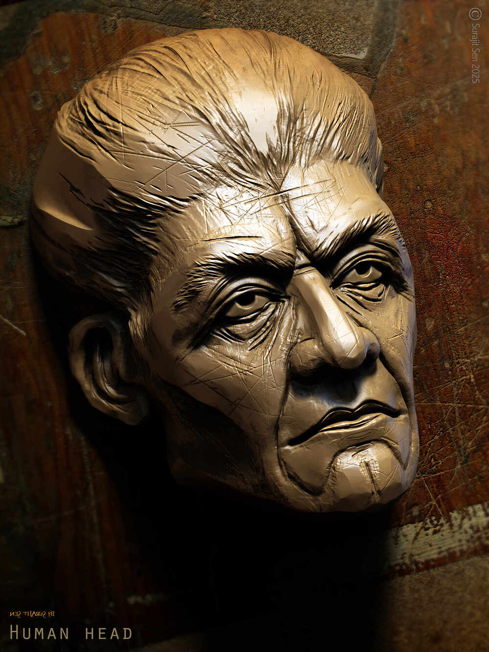 Human_head_QAuick_Blocking_Digital_Sculpture_SurajitSen_Feb2025