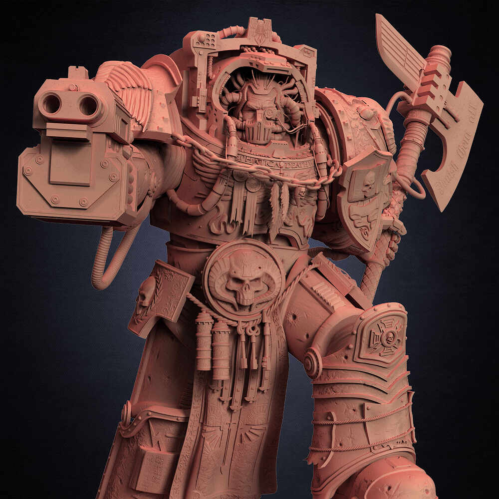 Warhammer Librarian sculpted by Yacine BRINIS 029