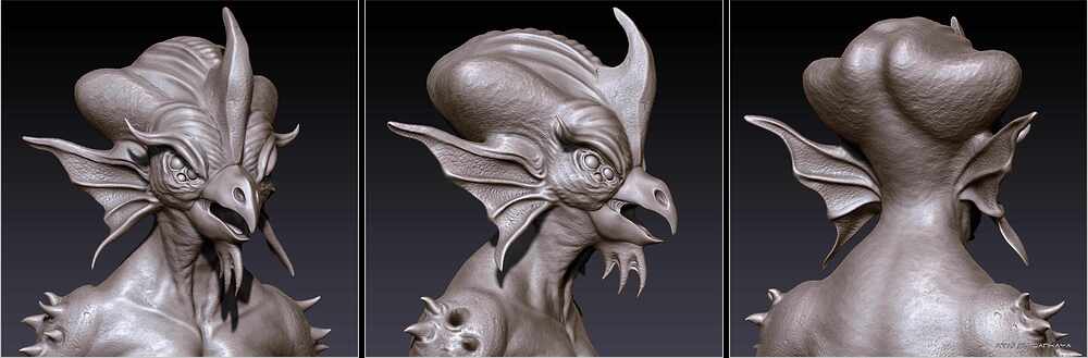 Space Chicken - Clay 2