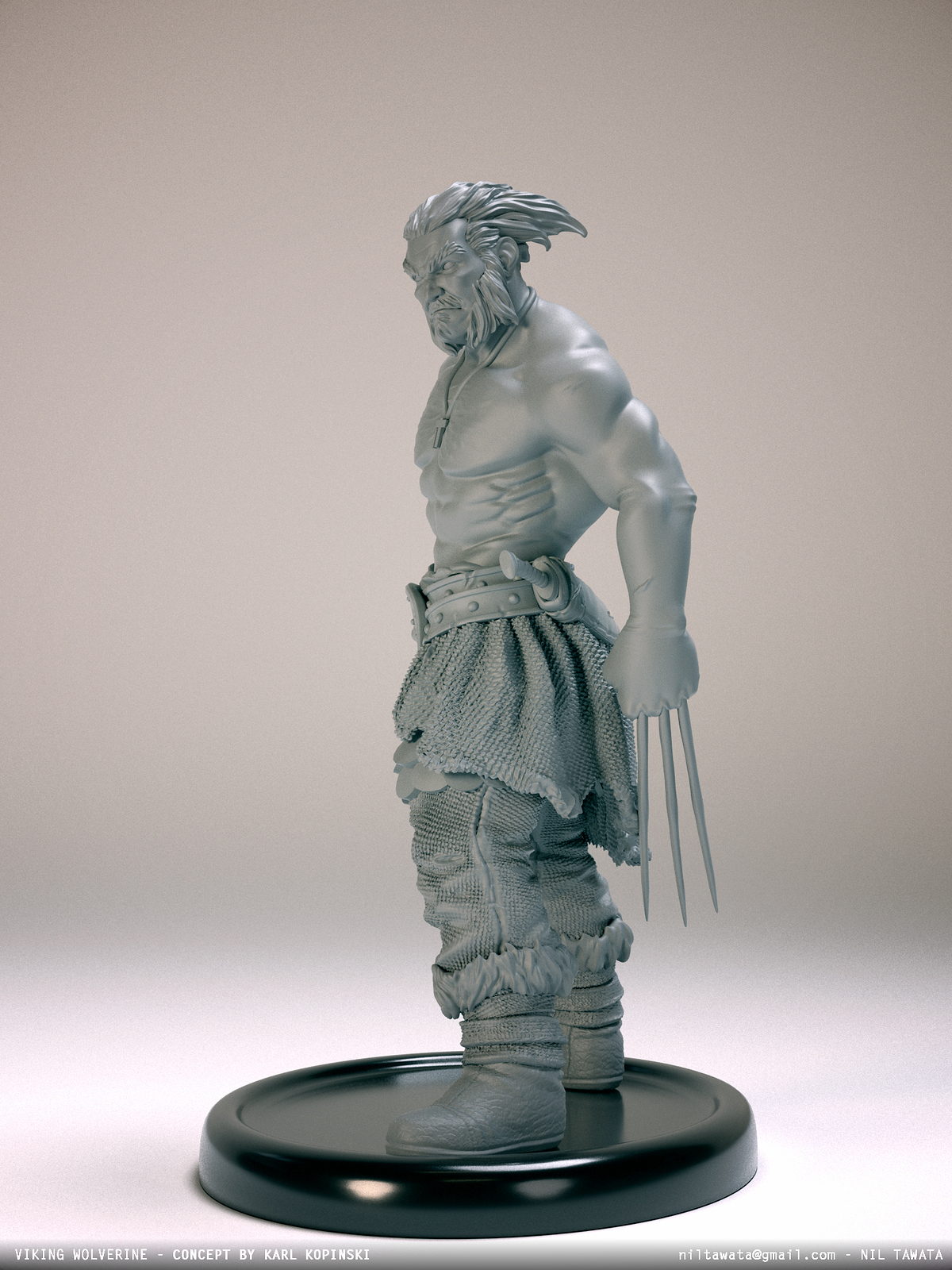 NilTawata_VikingWolvClay_009