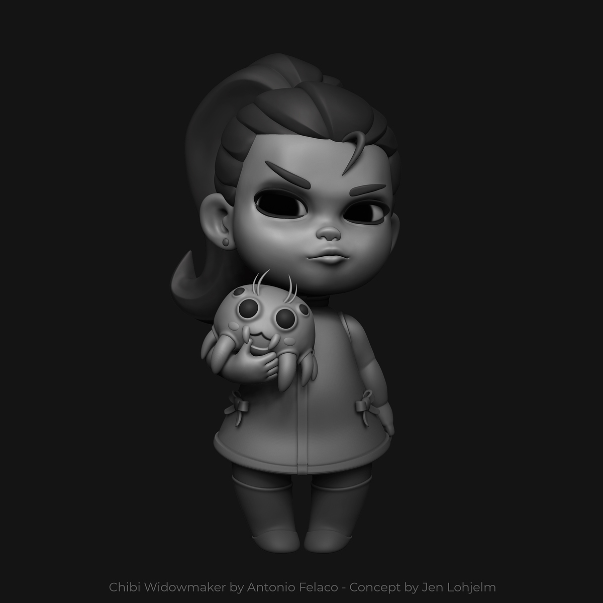 Chibi Widowmaker Antonio Felaco