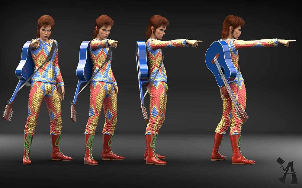 Bowie Colour Turns #1