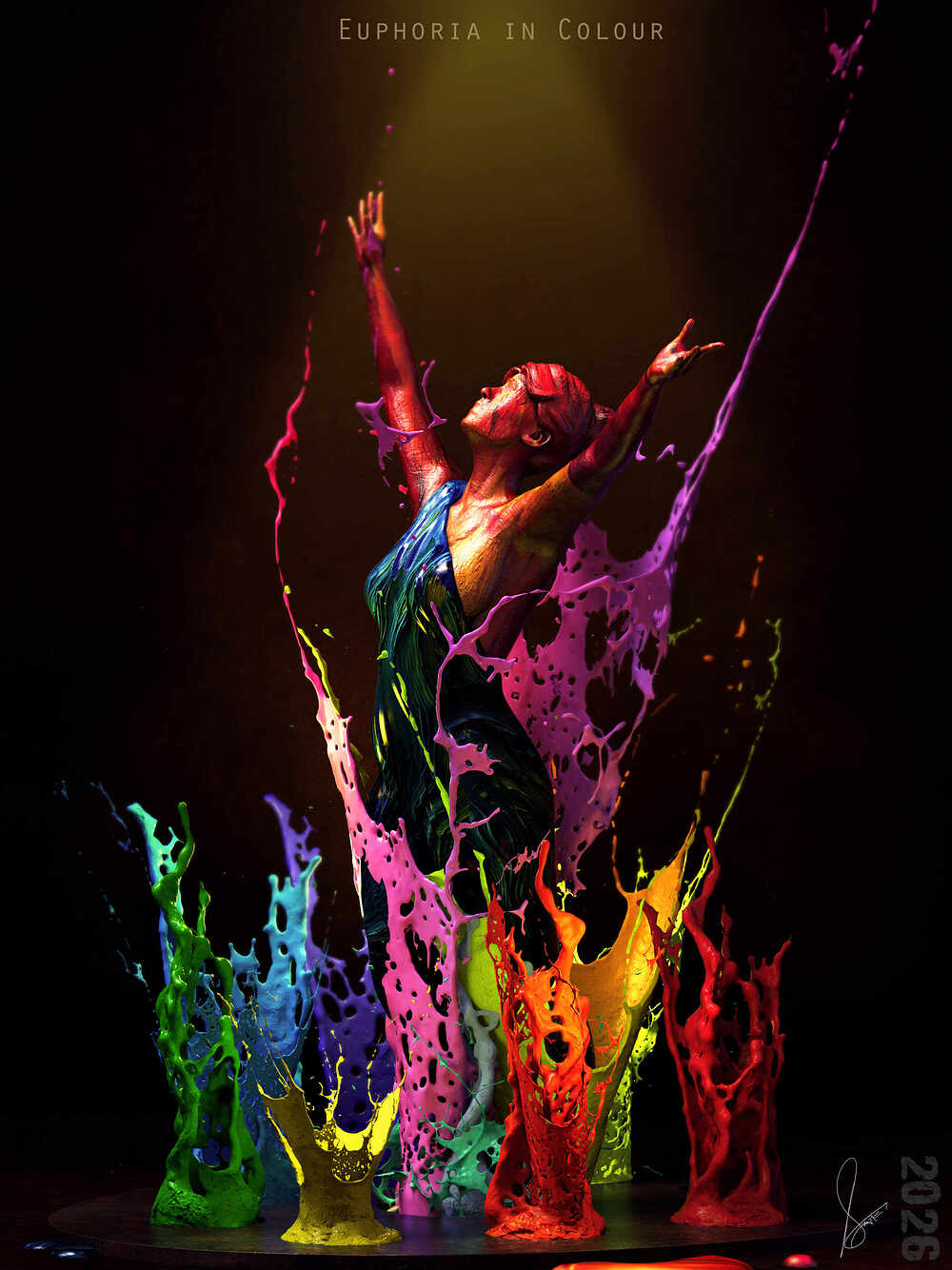 Euphoria in Colour _DIGITAL_SCULPTURE_SURAJITSEN_MARCH2026