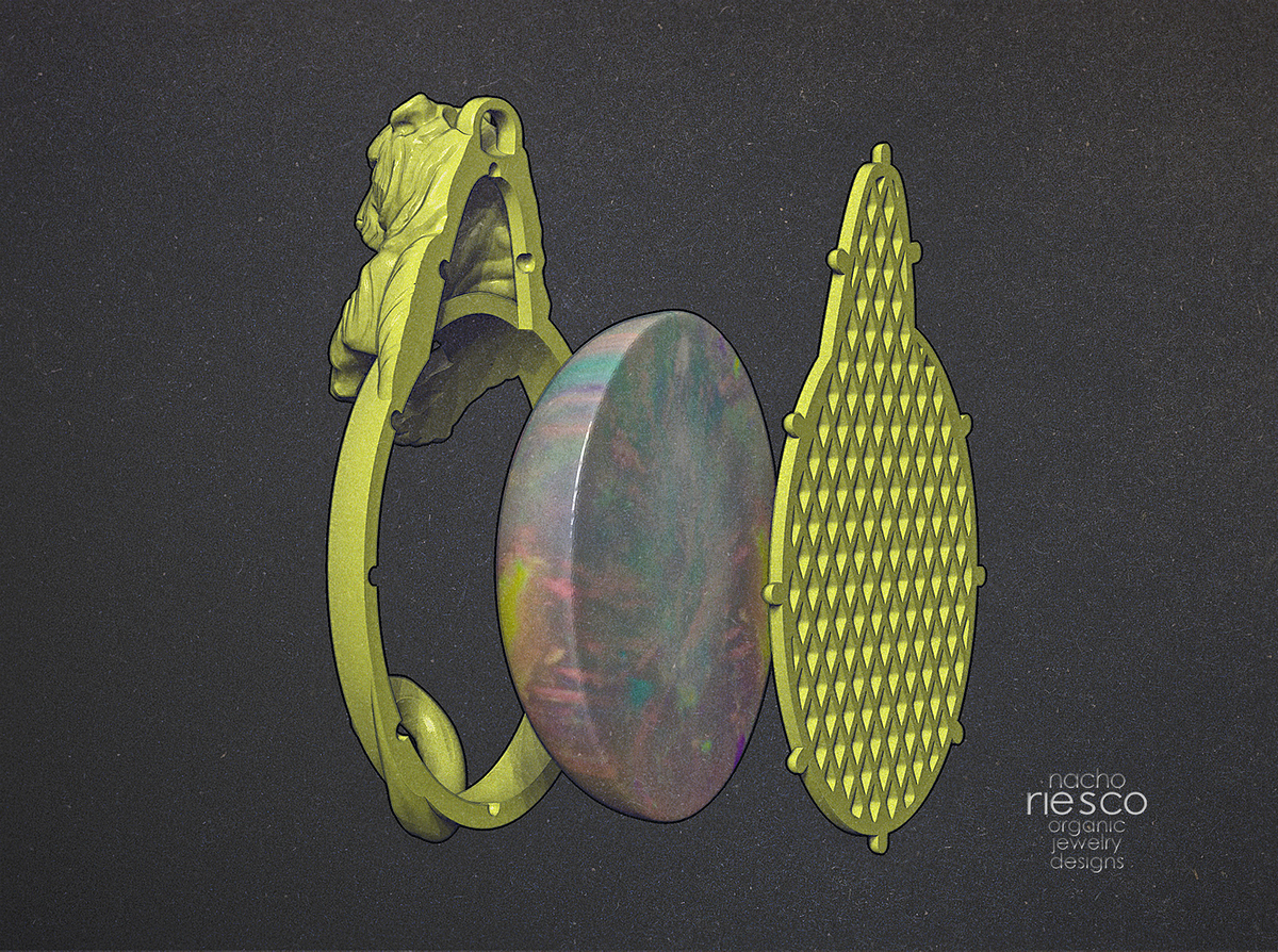 Colgante Cabochon Tigre NPR5