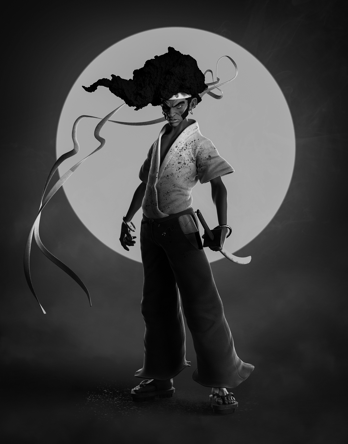 AfroSamurai_FinalBW
