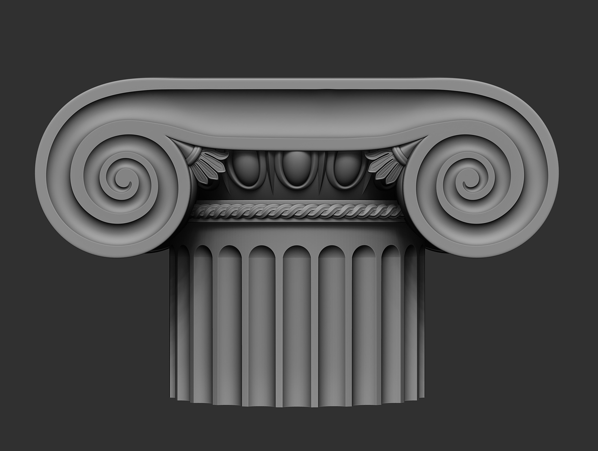 ZBrush columna