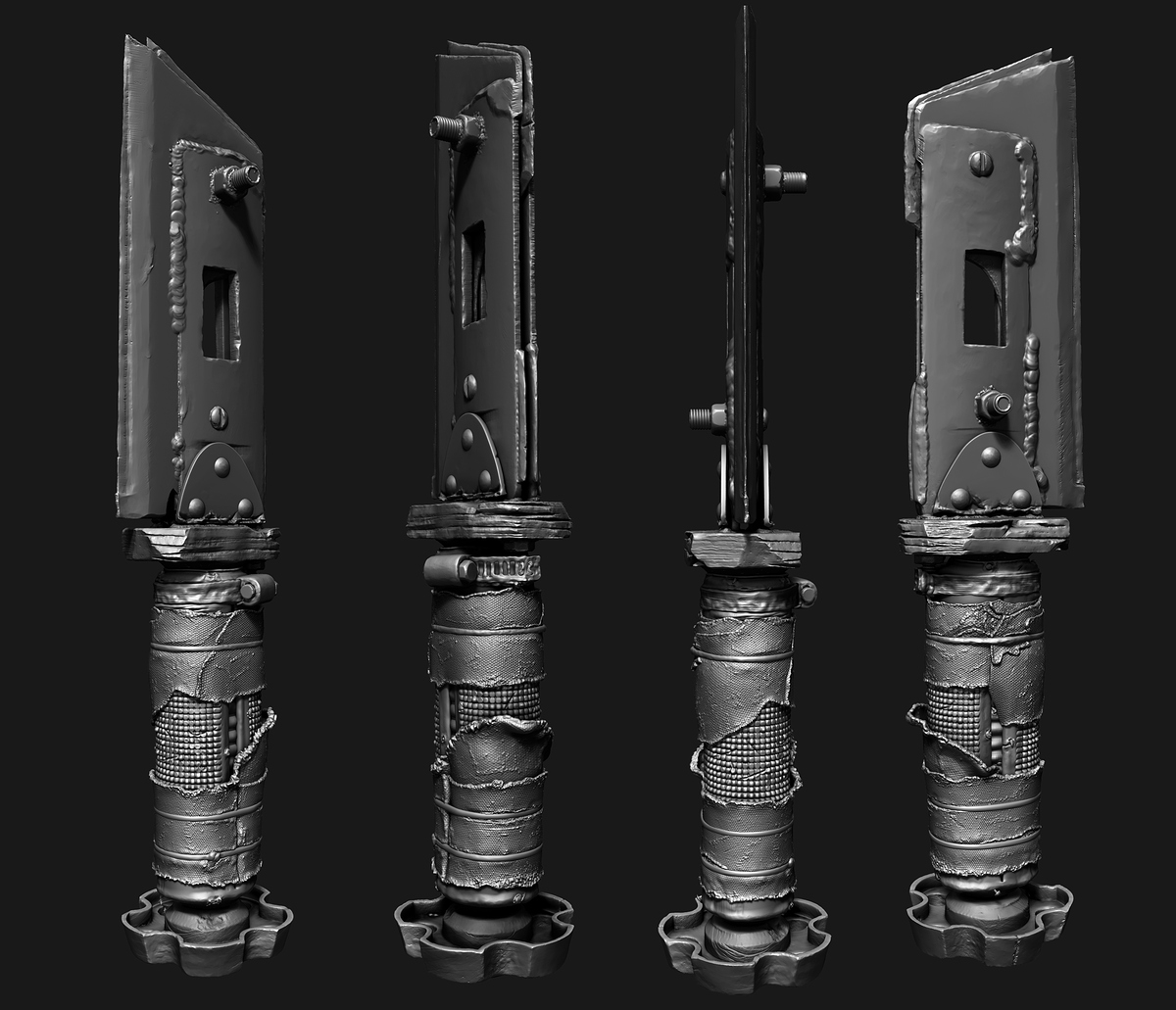 Dagger_zbrush