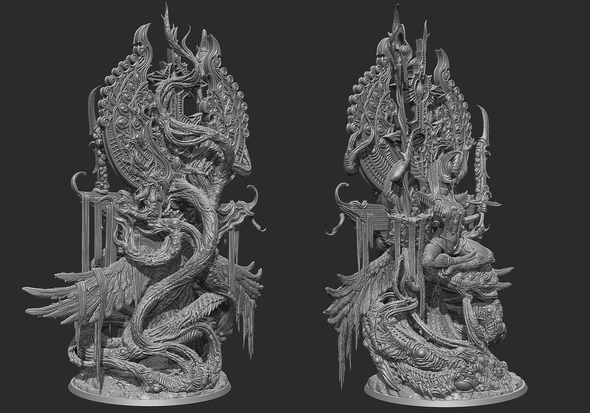 Queen_of_Malifica_Gray_ZBrush_03