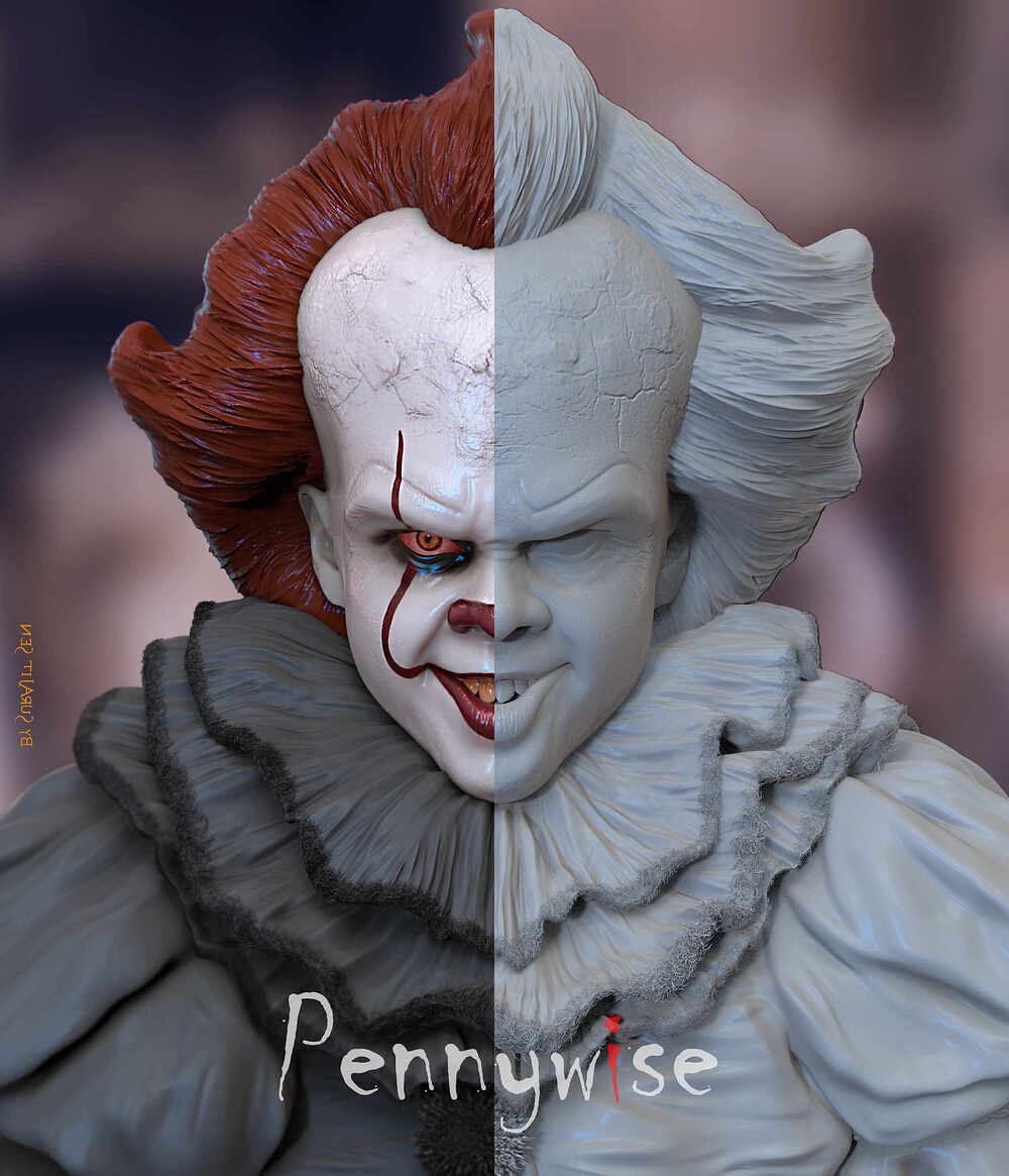 Pennywise_Digital_Sculpture_SurajitSen_Nov2024_V0A