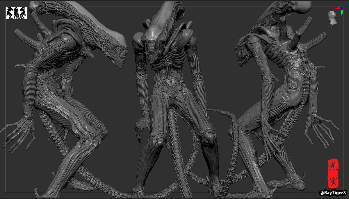 kooin_takeya_takayuki_Necronomicon_Monster_2nd_zbrush_shot01